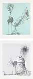 Paul Henry Ramirez, Juicy Little Passion 4; and Juicy Little Passion 6, 2005, Two etchings in colors, with chine collé to wove paper, with full margins