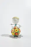 Takashi Murakami, Oval (Peter Norton Christmas Project 2000), 2000, Polychrome plastic multiple containing a mini CD,