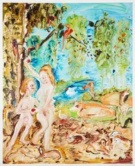 Adam and Eve by Genieve Figgis, 2019, Archival inkjet print in colors, on Hahnemühle paper, with full margins, sold Jun 2022