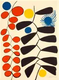 Spirale Imaginatif by Alexander Calder, 1975, Lithograph in colors, on wove paper, the full sheet, sold Jun 2022