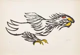 L'Aigle (The Eagle), from The Flying Colors Collection by Alexander Calder, 1975, Lithograph in colors, on wove paper, with full margins, sold Jun 2022