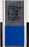 Jesús Rafael Soto, Untitled (Lettre du Venezuela), 2001, Screenprinted multiple, on Plexiglas and card, lacking the accompanying booklet Lettre du Venezuela