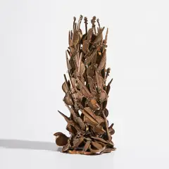 Accumulation of Violins by Arman, 1989, Bronze multiple with gold patina, offered Jun 2022