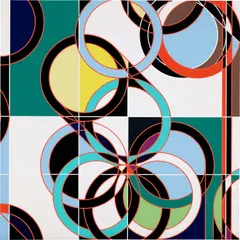 Sarah Morris, 2028.08, 2008, Screenprint in colors, on wove paper, the full sheet