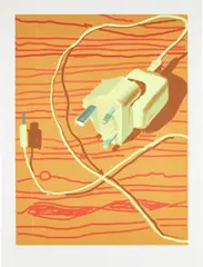 Plug in for the Next Generation (684) by David Hockney, 2011, iPad drawing in colors, printed on wove paper, with full margins, offered Jun 2022