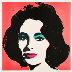Andy Warhol, Liz (F. & S. 7), 1965, Offset lithograph in colors, on wove paper, with full margins