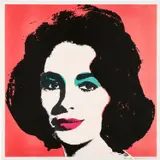 Andy Warhol, Liz (F. & S. 7), 1965, Offset lithograph in colors, on wove paper, with full margins