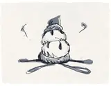 Claes Oldenburg, Profiterole – Gray State (G. 1444, A. & P. 217), 1990, Lithograph in colors, on HMP Koller handmade gray paper, with full margins