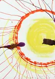 Damien Hirst, Spin Drawing, 2002, Mixed media drawing on paper