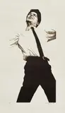 Robert Longo, Jules, from Men in the Cities, 1982-83, Lithograph with embossing, on Arches paper, with full margins