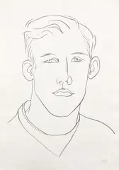 David (A. 3) by Ellsworth Kelly, 1964, Lithograph, on Rives BFK paper, with full margins, sold Jun 2022