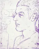 Elizabeth Peyton, Pierre (Huyghe) January 2012