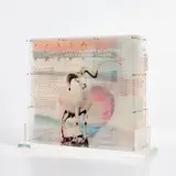 Robert Rauschenberg, Opal Gospel, 1971, The complete set of 10 screenprints in colors, on transparent acrylic panels, all contained in the original steel case with acrylic stand (as issued)