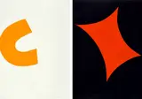 Leon Polk Smith, Color Forms C; and E, 1974, Two screenprints in colors, on wove paper, the full sheets