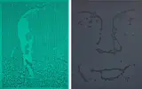 Ellsworth Kelly, EK/Green; and Jack/Gray (G. 1429 & 1431, A. 250 & 252)
