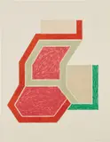 Sunapee, from Eccentric Polygons (G. 546, A. & K. 100) by Frank Stella, 1974, Lithograph and screenprint in colors, on Arches paper, with full margins, sold Mar 2022