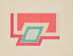 Conway, from Eccentric Polygons (G. 553, A. & K. 97) by Frank Stella, 1974, Lithograph and screenprint in colors, on Arches paper, with full margins, sold Mar 2022