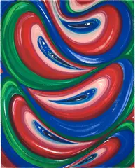Karin Davie, Indivisables #1, from Pushed, Pulled, Depleted & Duplicated, 2007, Inkjet print in colors, on Hahnemühle paper, the full sheet