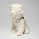 Jeff Koons, Puppy Vase, 1998, Glazed white ceramic vase