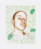 Kehinde Wiley, Kid Ike, 2006, Pigment print in colors, on Somerset paper, with full margins
