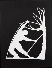 Kara Walker, Snared, 2013, Lithograph, on wove paper, the full sheet