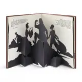 Kara Walker, Freedom, a Fable, 1997, Laser-cut paper pop-up book, bound in brown leather (as issued)