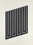 Donald Judd, Untitled: one plate (S. 91), 1978-79, Aquatint, on etching paper, with full margins and creases affecting the image