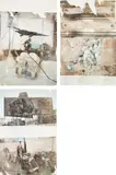 Robert Rauschenberg, Environment; Cinema; and Ethnic Cultures, from Tribute 21, 1994, Three offset lithographs in colors, on Arches paper, the full sheets