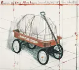 Christo & Jeanne-Claude, Package on Radio Flyer Wagon, Project (S. 163)