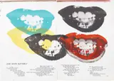 Andy Warhol, Marilyn Monroe I Love Your Kiss Forever Forever, from 1¢ Life (F. & S. 5), 1964, Lithograph in colors, on two sheets of wove paper, the full sheets