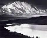 Mount McKinley and Wonder Lake, Mount McKinley National Park and Preserve, Alaska by Ansel Adams, 1947, Gelatin silver print, printed no later than 1977, sold Apr 2022