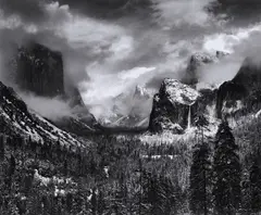 Ansel Adams, Clearing Winter Storm, Yosemite National Park, California, 1944, Gelatin silver print, printed no later than 1974