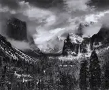 Clearing Winter Storm, Yosemite National Park, California by Ansel Adams, 1944, Gelatin silver print, printed no later than 1974, sold Apr 2022