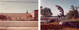 Stephen Shore, Kenora, Ontario, August 16, 1974; Cumberland Street, Charleston, South Carolina, August 3, 1975, Two chromogenic prints, Cumberland Street from Twelve Photographs , printed 1975-1976