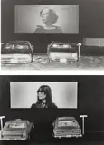 Marcia Resnick, Landscape/Loftscape #14 (self-portrait), 1976, Gelatin silver print diptych