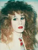 Andy Warhol, Self-Portrait (in Drag), 1981-1982, Unique Polaroid print