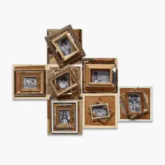 Mickalene Thomas, Photomontage 5, 2008, Unique photographic installation comprised of seven panels