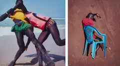 La Lutte #2; Parasomnia from Parasomnia by Viviane Sassen, 2011 and 2010, Two chromogenic prints, sold Apr 2022