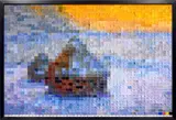 Haystacks #5 after Claude Monet from Pictures of Color by Vik Muniz, 2001, Chromogenic print, printed later, mounted, sold Apr 2022