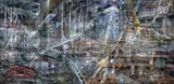 Shai Kremer, Concrete Abstract 7: World Trade Center Panorama, 2013, Pigment print