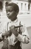 N.Y.C. (Harlem Angel) by Helen Levitt, 1942, Gelatin silver print, printed later, sold Apr 2022
