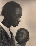 Consuelo Kanaga, Mother and Son (The Question, Florida), 1950, Gelatin silver print