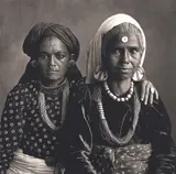 Two Nepal Women with Nose Rings by Irving Penn, 1967, Platinum palladium print, printed 1979, sold Apr 2022