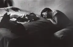 Mother and Child by Elliott Erwitt, 1953, Gelatin silver print, printed later, offered Apr 2022