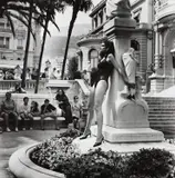 Helmut Newton, Cindy Crawford, admired, Monte-Carlo