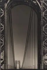 The George Washington Bridge by Margaret Bourke-White, 1933, Gelatin silver print, sold Apr 2022