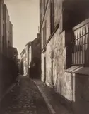Eugène Atget, Rue St. Rustique, Montmartre, 1922, Matte albumen print