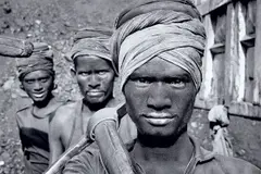 Coal Mining, Dhanbad, India by Sebastião Salgado, 1989, Gelatin silver print, printed later, sold Apr 2022