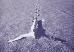 Snowfall by Antony Gormley, 2002, Offset lithograph in colors, on wove paper, the full sheet, sold Sep 2022