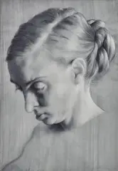 John Currin, Rachel as 'The Hag', 2003, Giclée print on tracing paper to Somerset Velvet support, the full sheet